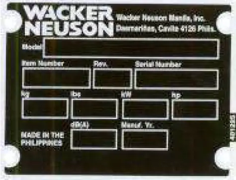 Wacker Neuson VP 1030 A Single Direction Vibratory 13