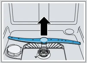 BOSCH SMS6ZCI49E Free Standing Dishwasher - Cleaning spray arms 2