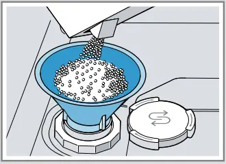 BOSCH SMS6ZCI49E Free Standing Dishwasher - special salt