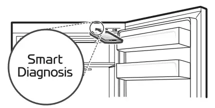 LG 230106 Fridge and Freezer - speaker