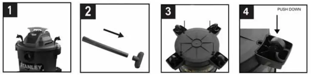 STANLEY SL18199P Wet or Dry Shop Vacuum Cleaner - Rrmove 1