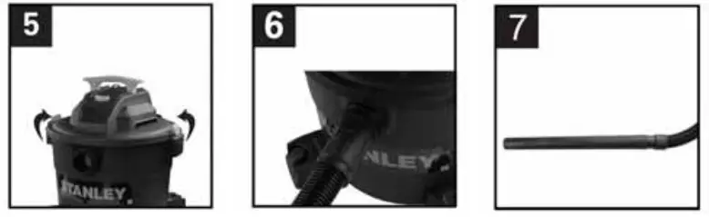 STANLEY SL18199P Wet or Dry Shop Vacuum Cleaner - Rrmove 2