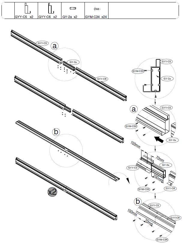 SANTA 400S300 Freestanding Louvered Pergola 10