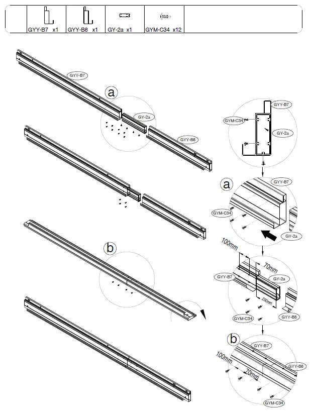 SANTA 400S300 Freestanding Louvered Pergola 12