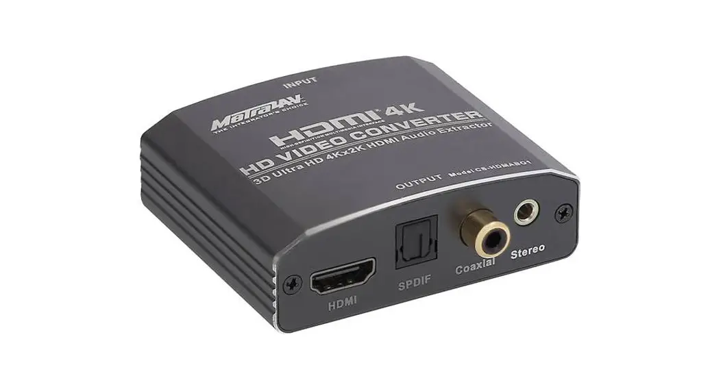 Ethereal Cs-hdmabo1 Hdmi Audio Breakout User Manual