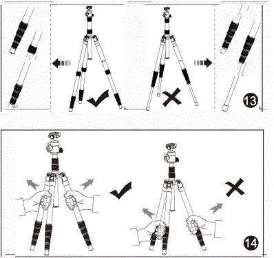 VESTA-TB-2O4CB-Carbon-Fiber-Tripod-fig-8
