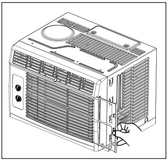 RCA RACM5022-6COM Window or Wall-Type Room Air Conditioner - Air Filter Cleaning