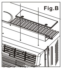 RCA RACM5022-6COM Window or Wall-Type Room Air Conditioner - Fig B