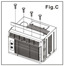 RCA RACM5022-6COM Window or Wall-Type Room Air Conditioner - Fig C