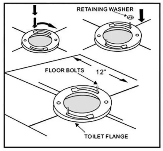 Install Closet Bolts