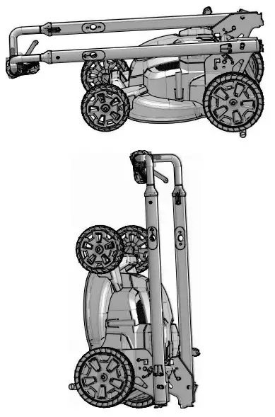 greenwork pro LMB405 Cordless Battery Self Propelled Lawn Mower - Fig 12