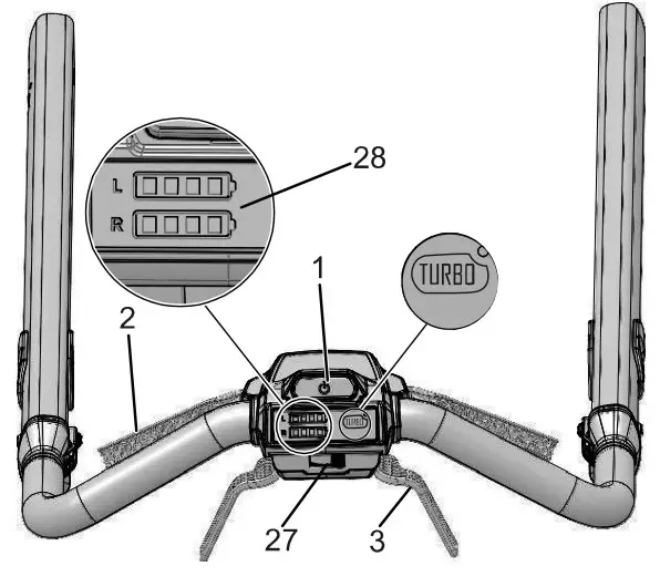 greenwork pro LMB405 Cordless Battery Self Propelled Lawn Mower - Fig 9