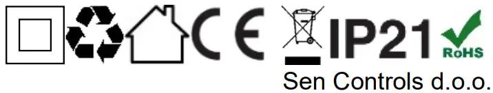 SASWELL SAS908XWHB 7-RF Wireless Programmable Room Thermostat - icon