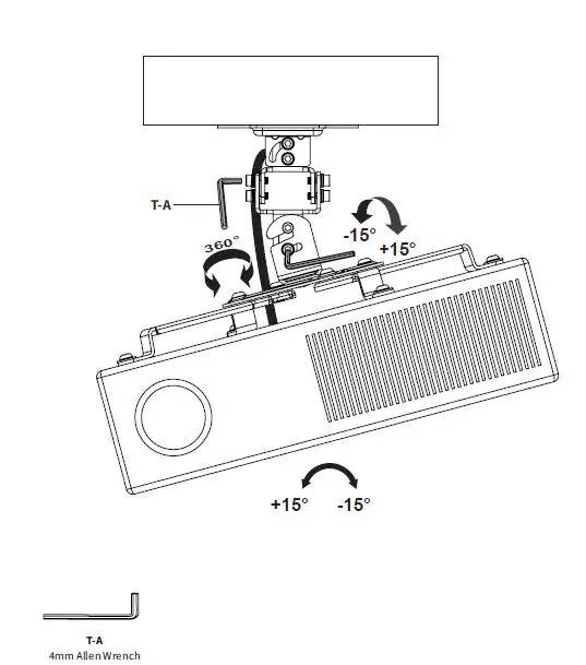 V-I-V-O-MOUNT-VP01B-Black-Projector-Ceiling-Mount-FIG-18