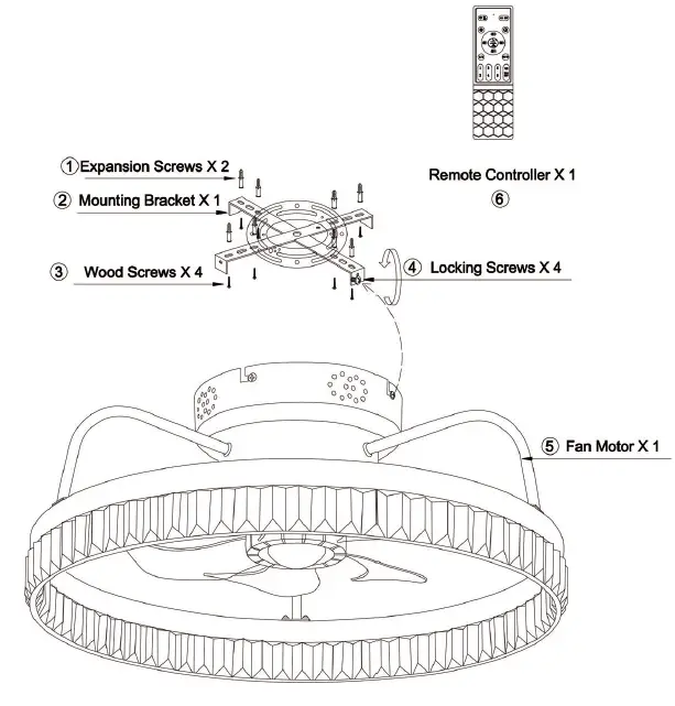 Bella-Depot-DC2006-B-Modern-Ceiling-Fan-fig-2