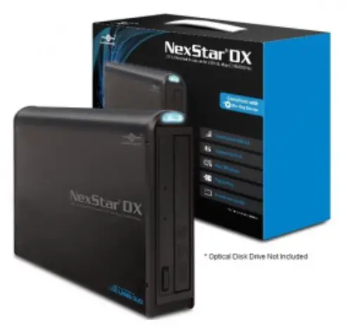 VANTEC NST 536S3 BK USB 3.0 External Enclosure for SATA Blu Ray CDDVD Drive