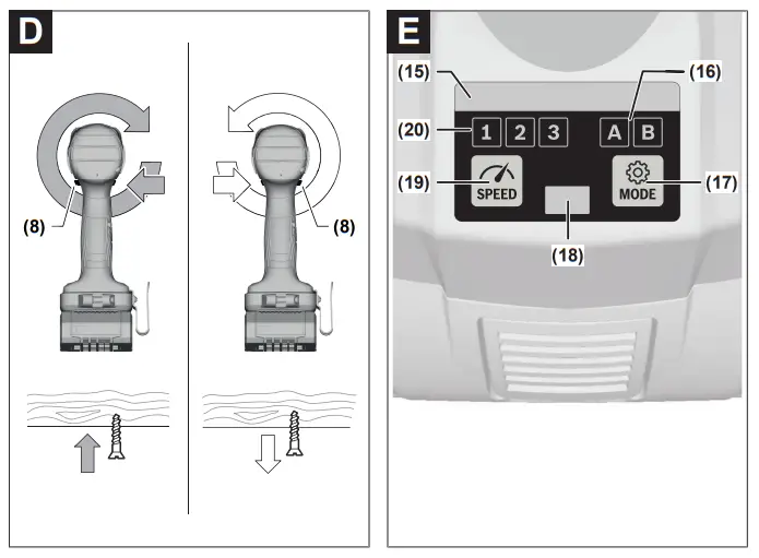 BOSCH GDR, GDX, GDS Professional 18V-210C Cordless Impact Driver - fig 2