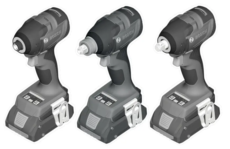 BOSCH GDR, GDX, GDS Professional 18V-210C Cordless Impact Driver