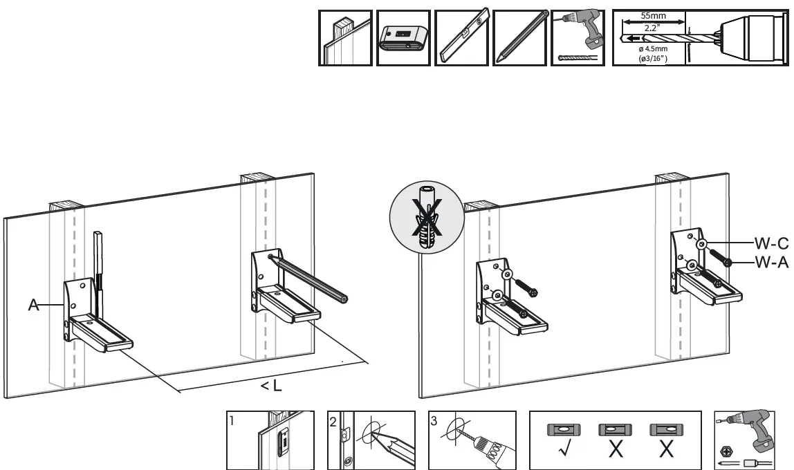 V I V O-MOUNT-SPSB4-Universal-Soundbar-Speaker-Wall-Mount-05