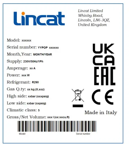 Lincat BGBF-5P Blast Chiller Freezer - Fig