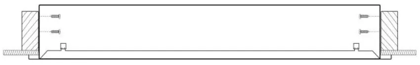 HEATSTRIP THY2200 Flush Mount Encloser - STEP 1