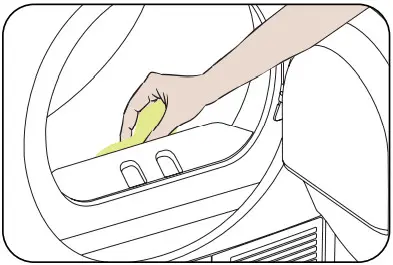 Daewoo T7CT1W0ES Tumble Dryer - outlet or sink 11