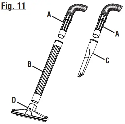 RYOBI RY40WD01 Cordless Wet and Dry Vacuum Cleaner - Fig 11