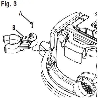 RYOBI RY40WD01 Cordless Wet and Dry Vacuum Cleaner - Fig 3