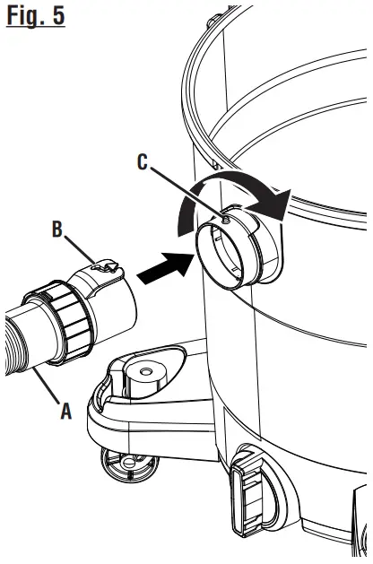 RYOBI RY40WD01 Cordless Wet and Dry Vacuum Cleaner - Fig 5