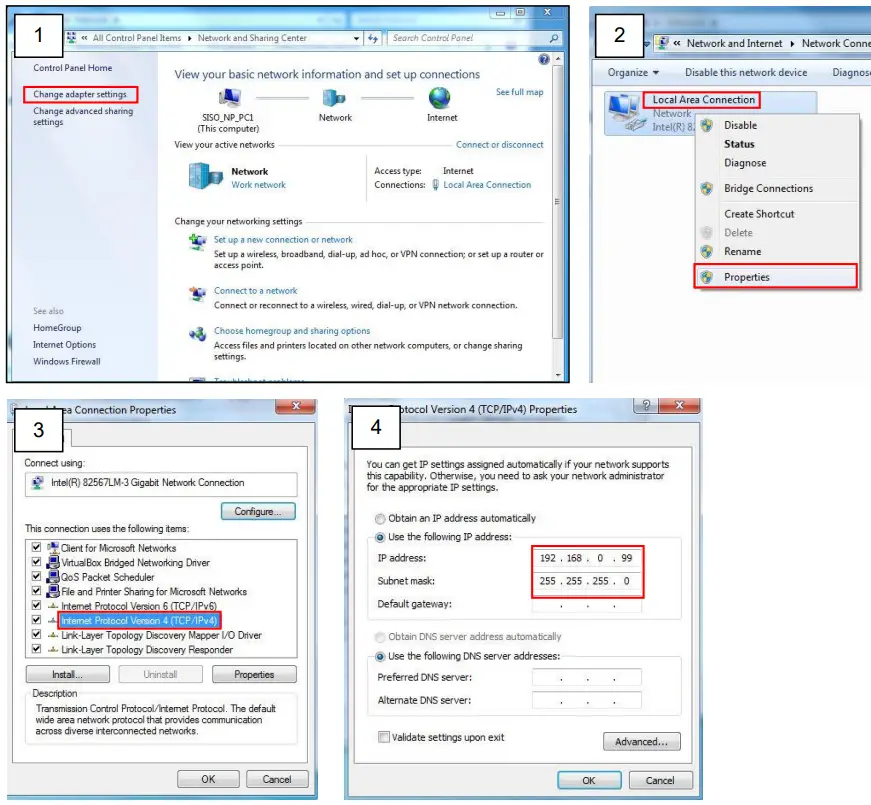 ACTi Z85 Outdoor Zoom Dome - IP address