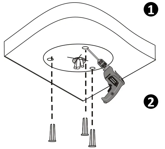 ACTi Z85 Outdoor Zoom Dome - screw holes