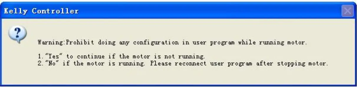 Kelly KLS-N Sinusoidal Brushless Permanent Magnet Motor Controlle - software 1