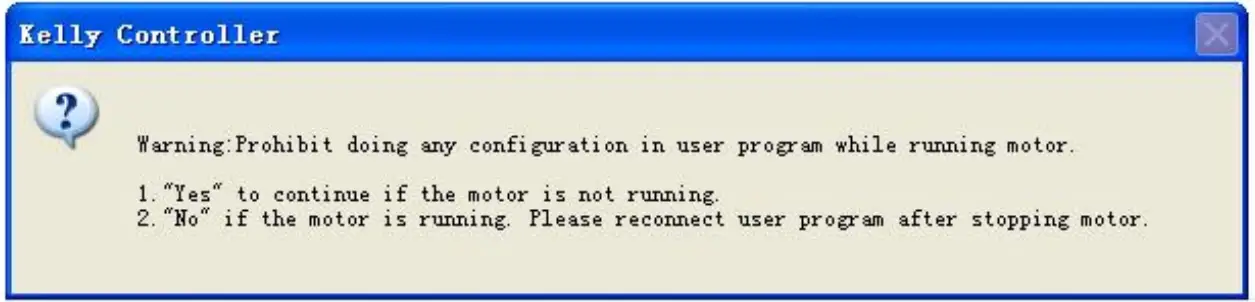 Kelly KLS-N Sinusoidal Brushless Permanent Magnet Motor Controlle - software 2