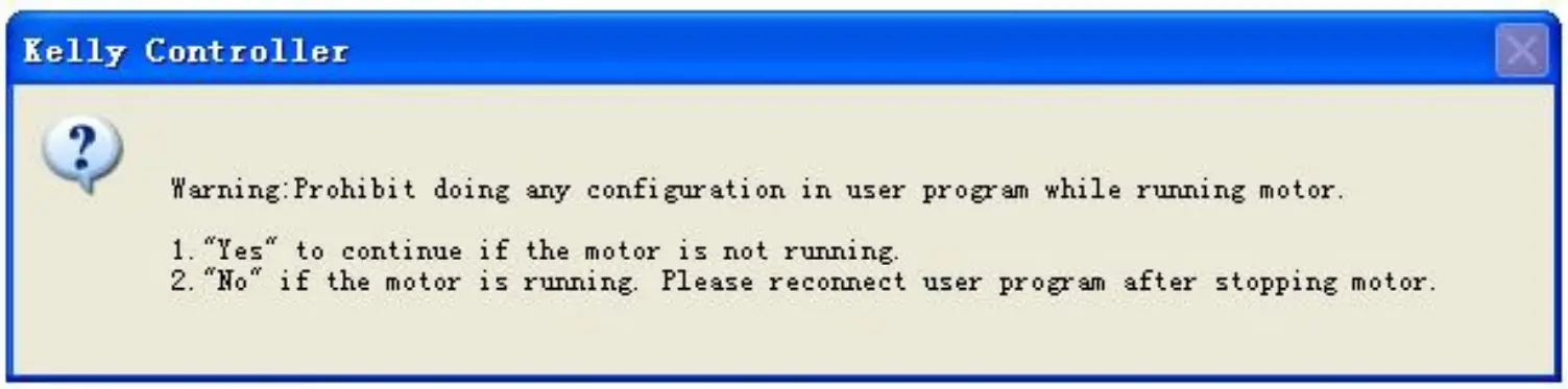 Kelly KLS-N Sinusoidal Brushless Permanent Magnet Motor Controlle - software 7