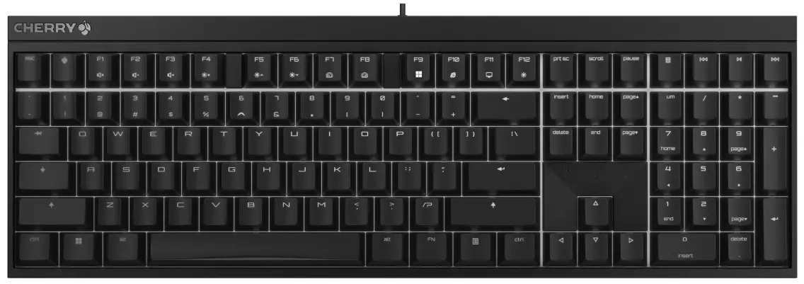 CHERRY MX BOARD 2 0S Corded Gaming Keyboard -