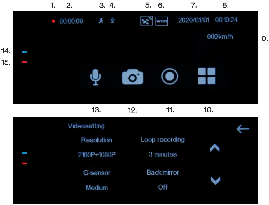 Campark C350 4K UHD Dash Camera - fig 3