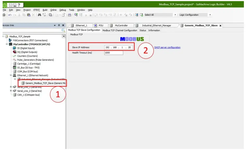 DAUDIN GFGW-RM01N Remote I O Module System - software 10