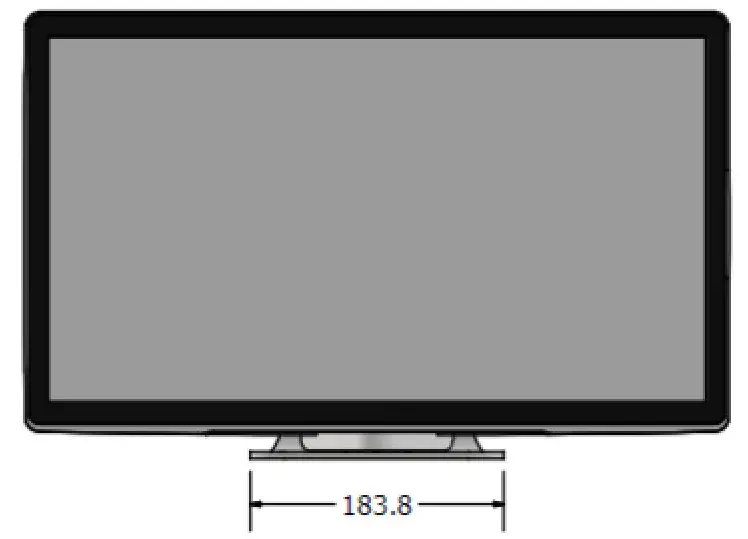 MicroTouch IC-215P-AW4-W10 Touch Computer - Front view