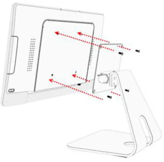 MicroTouch IC-215P-AW4-W10 Touch Computer - Stand