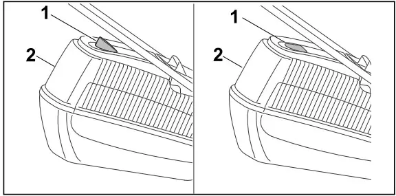 STIHL RM 248.2 T Petrol Lawn Mower - Emptying the Grass