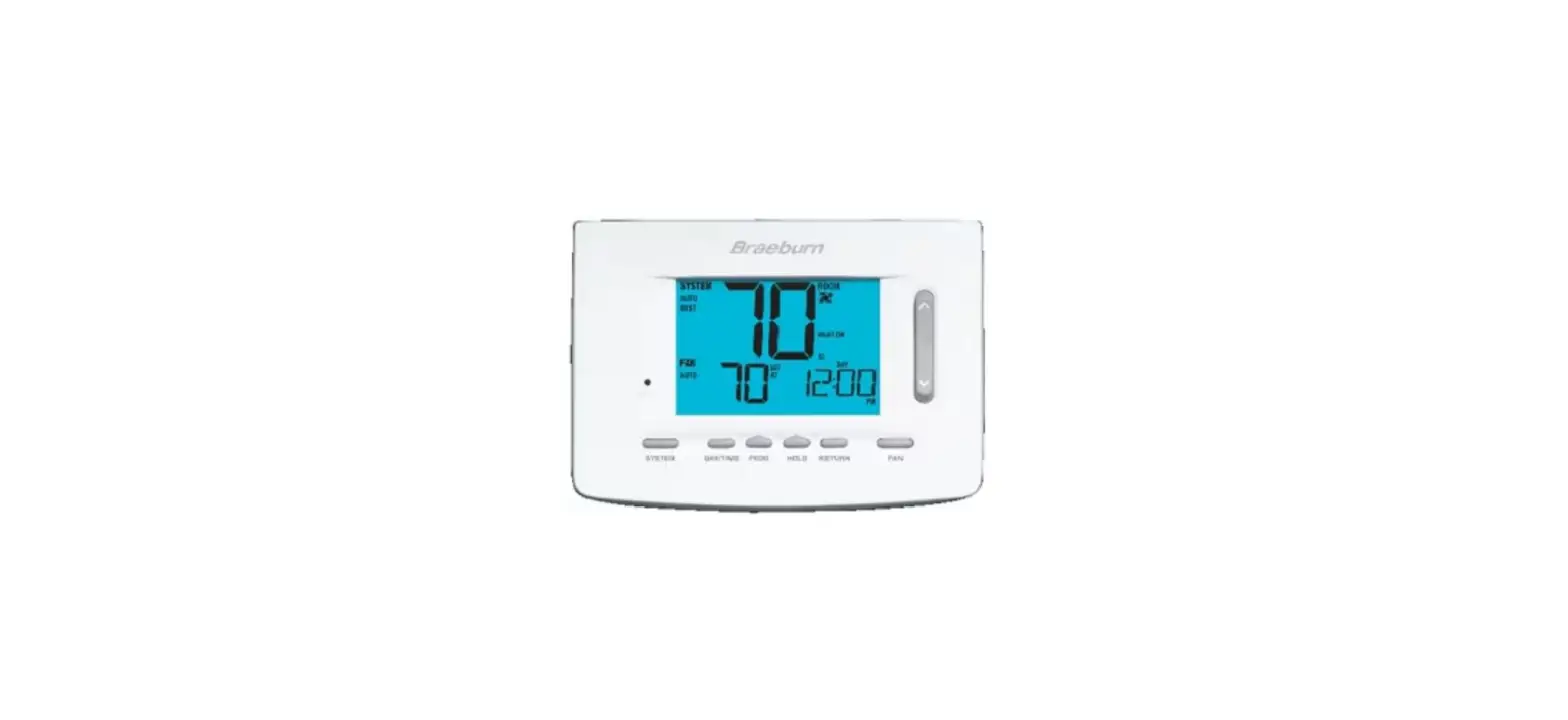 Braeburn 5025 Programmable Thermostats Product Specifications