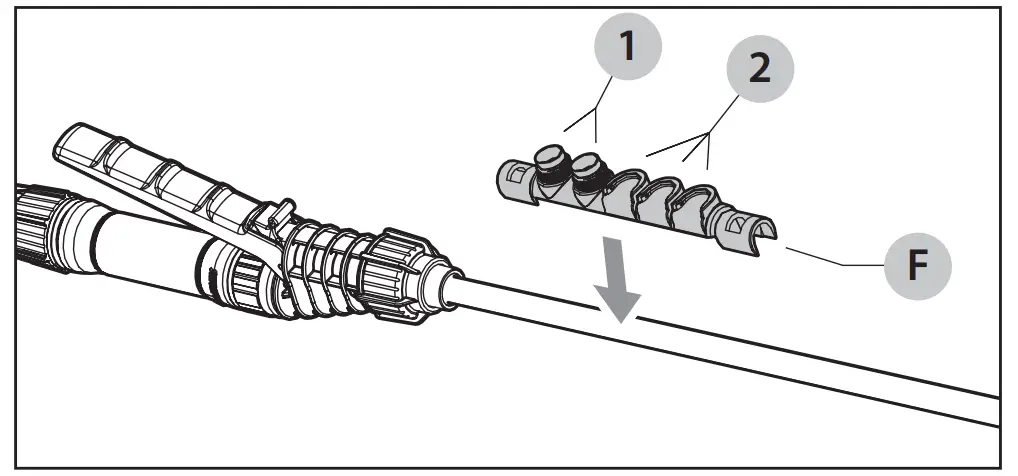 Vertical Wand Storage Clip