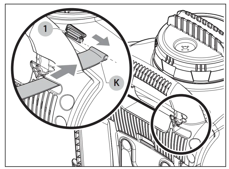 Vertical Wand Storage Clip