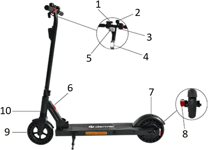 denver SEL-80140F - Product and Accessories