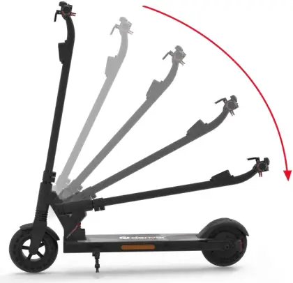 denver SEL-80140F - Unfolding and folding the scooter 2