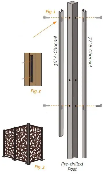 OUTDECO-ODCC36-Panel-Frame-Kit-FIG-1