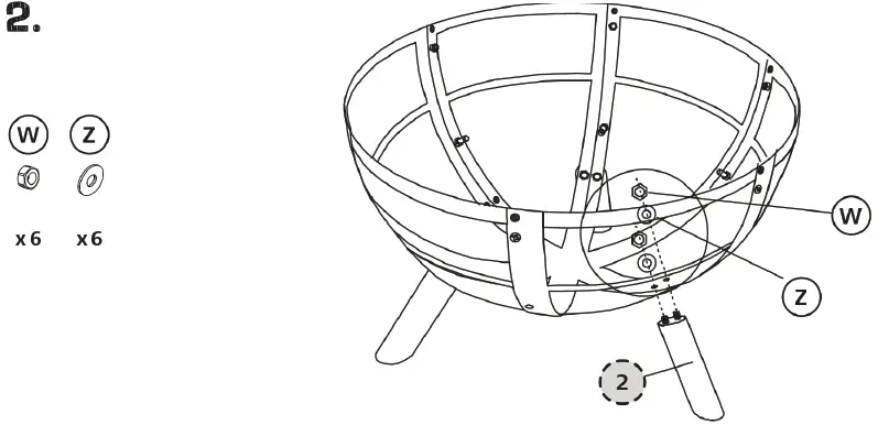 FCCBBQ FCC-B-22201 Fire Pit Fireglobe 06