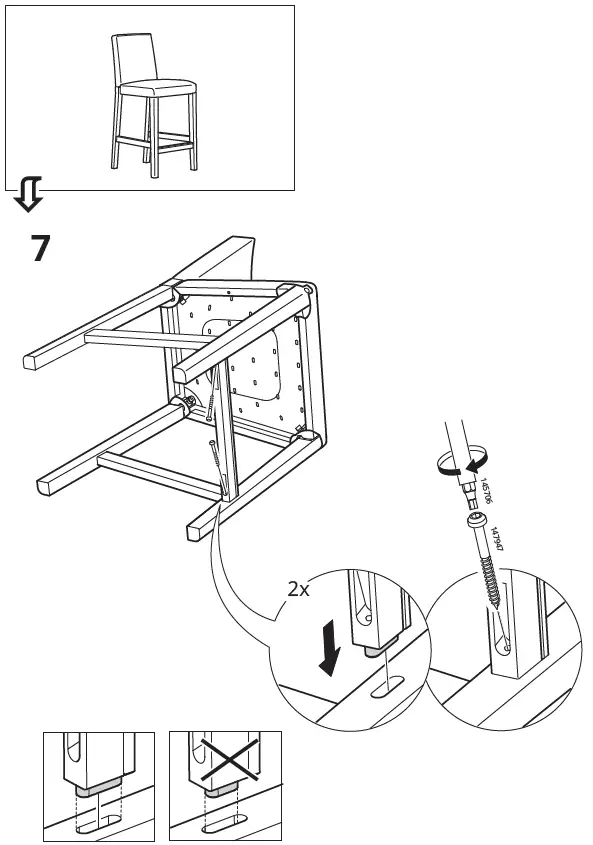 IKEA BERGMUND Chair 8