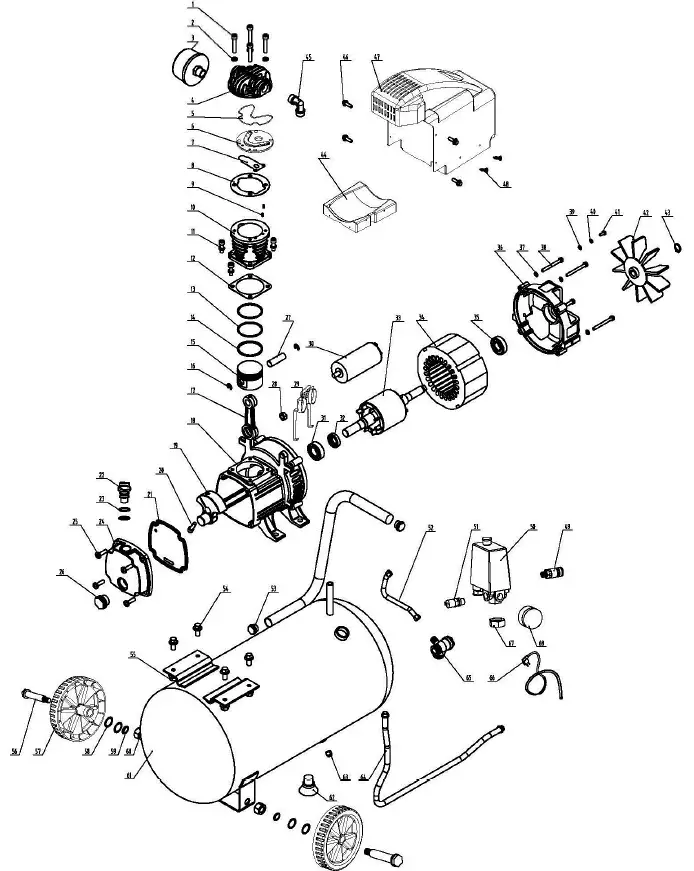 scheppach HC 24-8 Oil Compressor 1