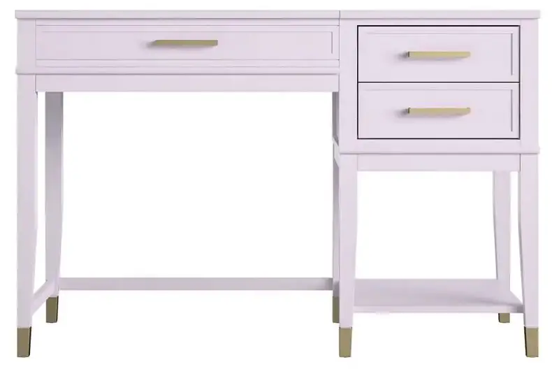 COSMOLIVING 032021PK Westerleigh Lavender Lift Top Desk